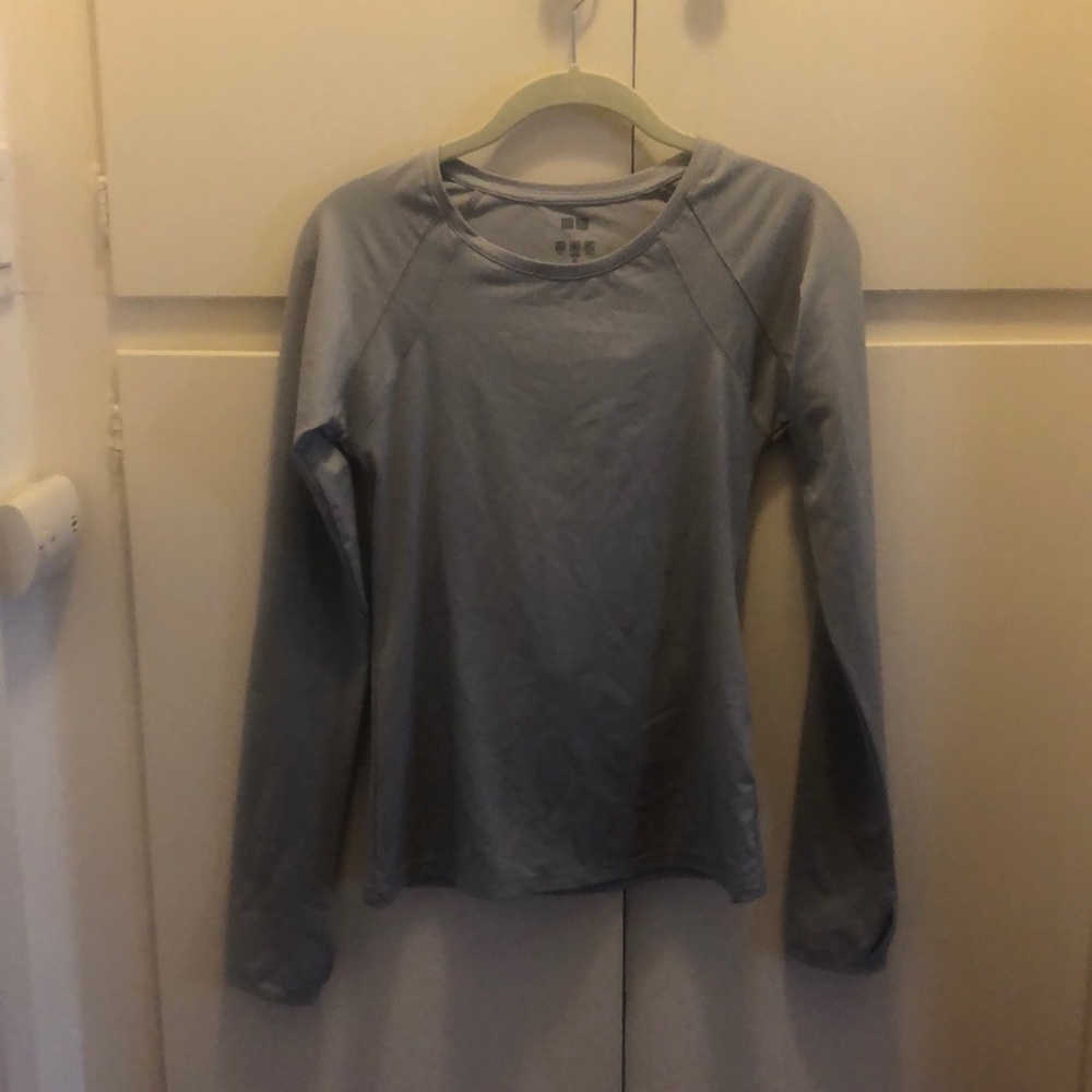 Uniqlo base layer, xs, grey